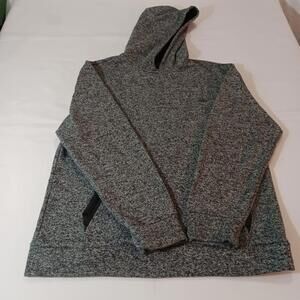 Leg3nd Men's Gray Pockets Hoodie Pullover Sweatshirt Size Medium